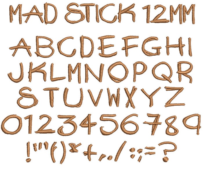 MadStick12mm | Embroidery Legacy MadStick12mm