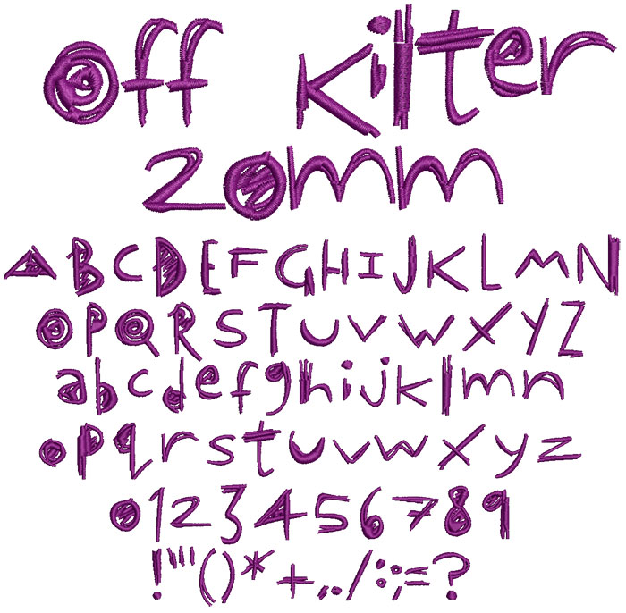 OffKilter20mm | Embroidery Legacy OffKilter20mm