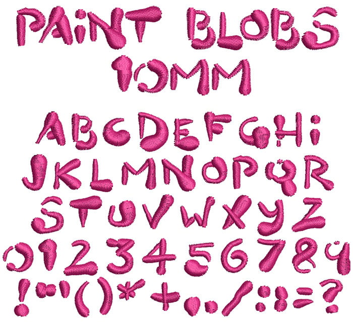 PaintBlobs10mm | Embroidery Legacy PaintBlobs10mm