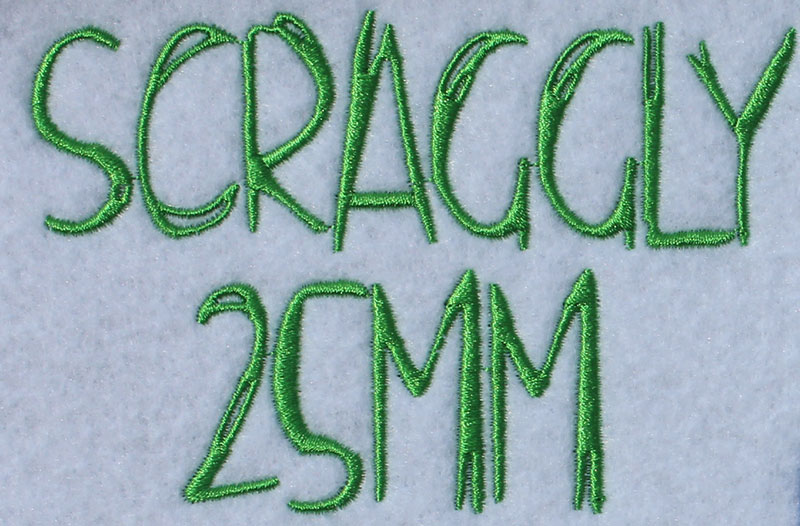 Scraggly25mm | Embroidery Legacy Scraggly25mm