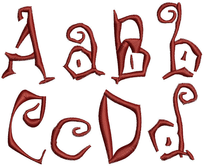 Freakshow35mm_ABC | Embroidery Legacy Freakshow35mm_ABC