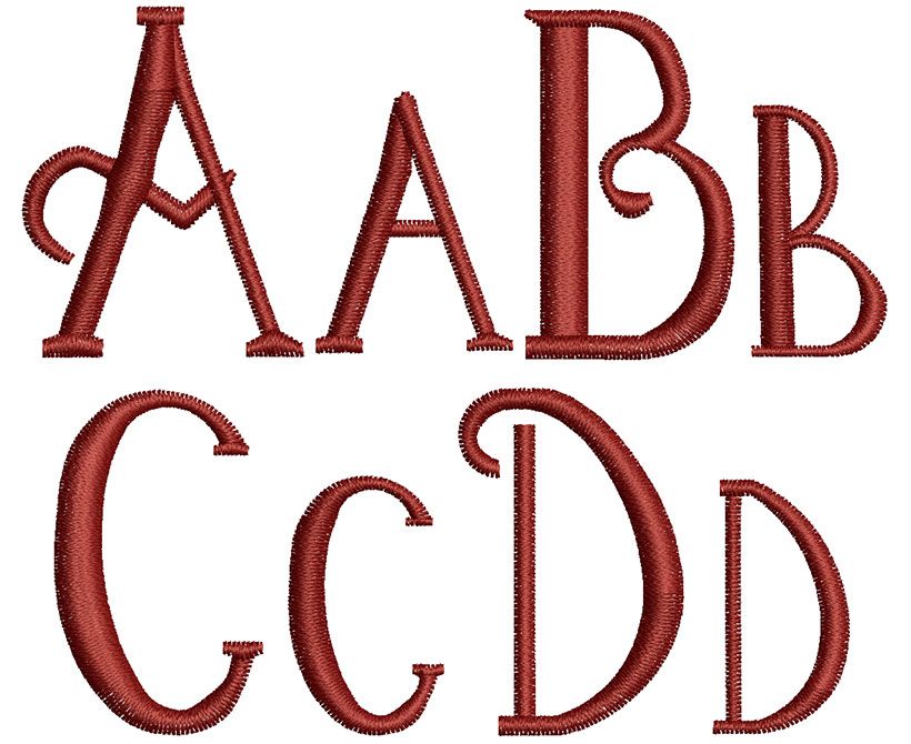 Leathery25mm_ABC | Embroidery Legacy Leathery25mm_ABC