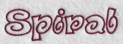 Spiral25mm | Embroidery Legacy Spiral25mm