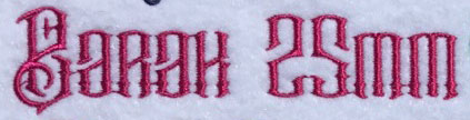 Barak25mm | Embroidery Legacy Barak25mm