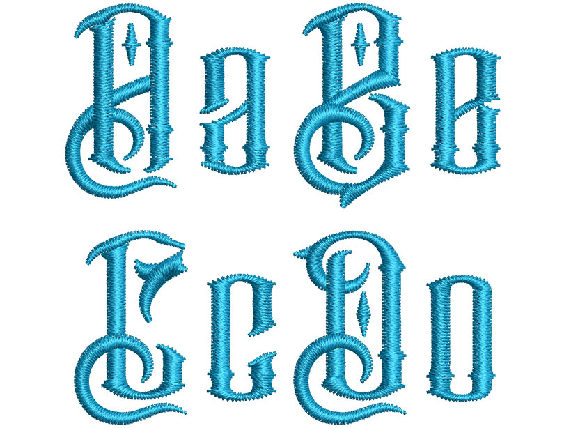 Barak25mm_ABC | Embroidery Legacy Barak25mm_ABC