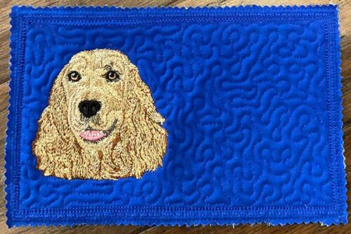 cocker spaniel mug rug