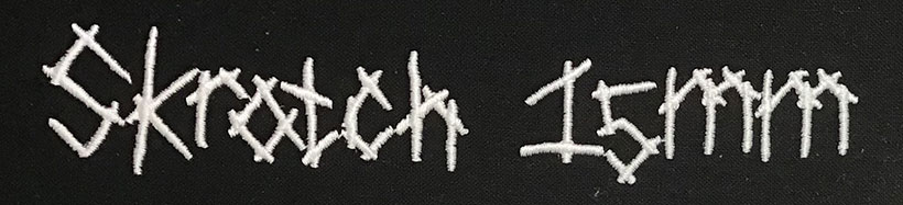 Skratch15mm | Embroidery Legacy Skratch15mm
