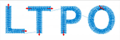 push and pull lettering
