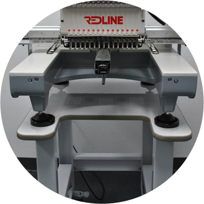 Embroidery Red Line Redline Metal Base | Embroidery Legacy