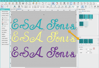 changing stitch types