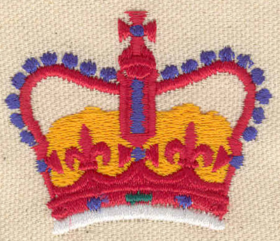 Embroidery Design: Crown<br> 2.18w X 1.79h