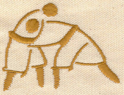 Embroidery Design: Judo figures<br> 2.72w X 2.02h