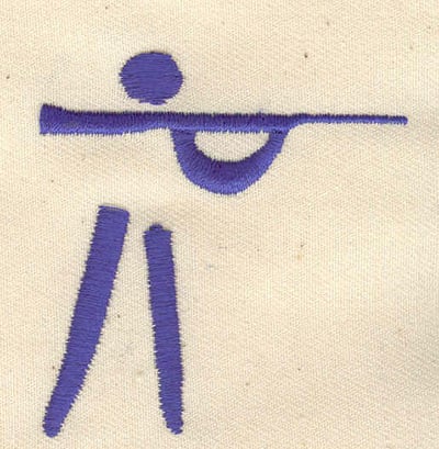 Embroidery Design: Marksman<br> 2.16w X 2.26h