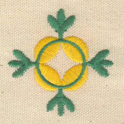 Embroidery Design: Leaf design<br> 2.08w X 2.13h