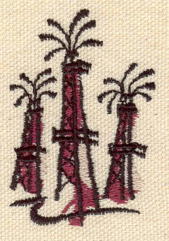 Embroidery Design: Oilfield<br> 1.50w X 2.23h