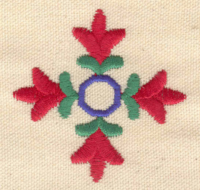 Embroidery Design: Floral design <br> 2.39w X 2.39h