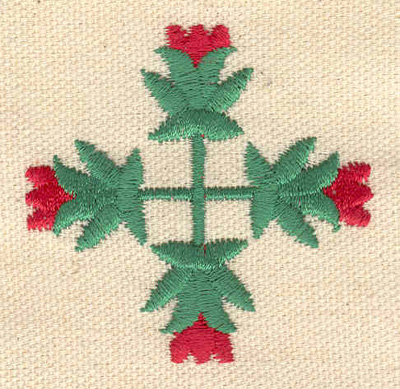Embroidery Design: Floral design <br> 2.13w X 2.09h