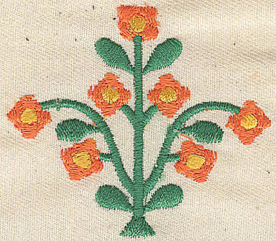 Embroidery Design: Floral bouquet<br> 2.50w X 2.24h