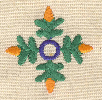 Embroidery Design: Floral design D<br> 2.13w X 2.13h