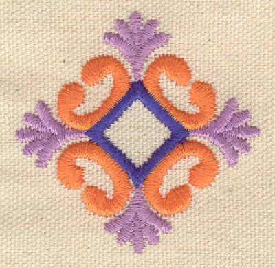 Embroidery Design: Floral design H<br> 2.09w X 2.13h
