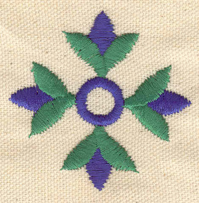 Embroidery Design: Floral design P<br> 2.19w X 2.19h