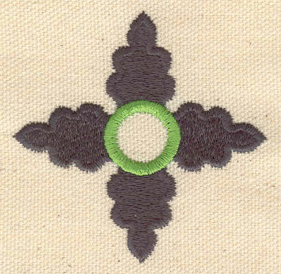 Embroidery Design: Leaf pattern<br> 2.50w X 2.48h