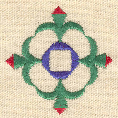 Embroidery Design: Geometric design<br> 2.28w X 2.31h
