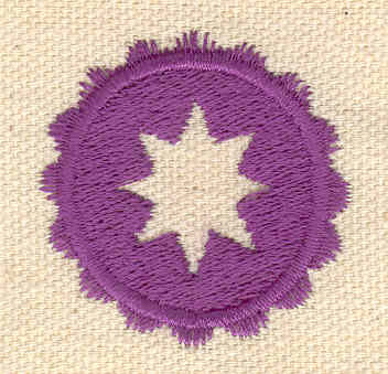 Embroidery Design: Star design<br> 1.45w X 1.46h