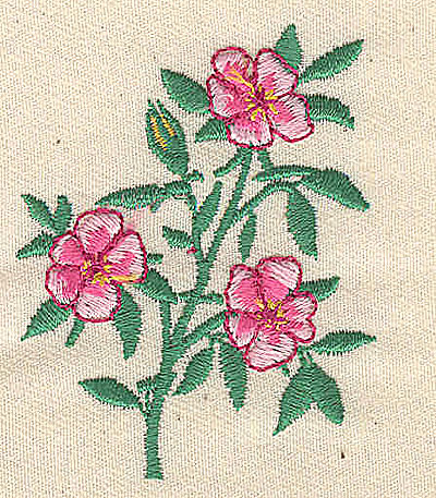 Embroidery Design: Blossoms<br> 1.88w X 2.37h