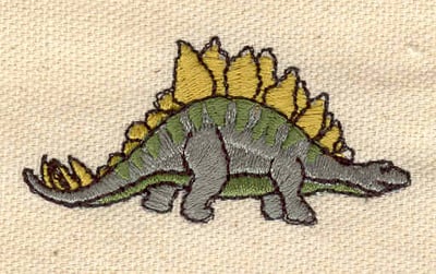 Embroidery Design: Dinosaur Stegosaurus<br> 2.25w X 1.10h
