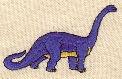 Embroidery Design: Dinosaur Brontosaurus<br> 3.13w X 2.03h