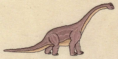 Embroidery Design: Dinosaur Brontosaurus<br> 5.00w X 2.50h