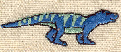 Embroidery Design: Dinosaur<br> 2.06w X 0.76h