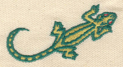 Embroidery Design: Lizard A<br> 2.53w X 1.46h
