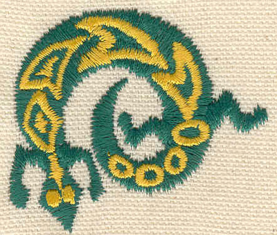 Embroidery Design: Lizard B<br> 2.06w X 1.83h