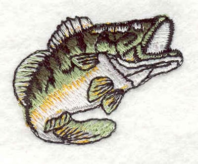 Embroidery Design: Bass C <br>1.60"w X 1.25"h