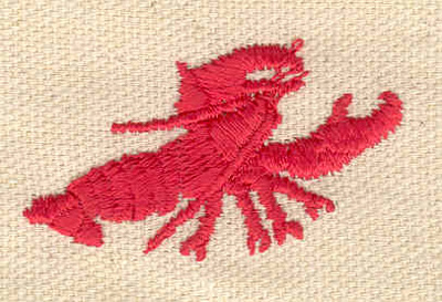 Embroidery Design: Lobster A<br> 1.75w X 1.00h