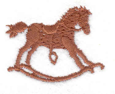 Embroidery Design: Rocking horse <br>1.60"w X 1.25"h