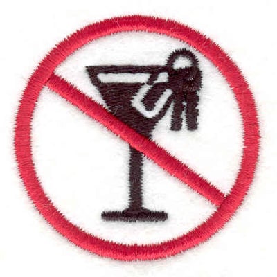 Embroidery Design: Don't Drink & Drive<br>2.10w X 2.10h