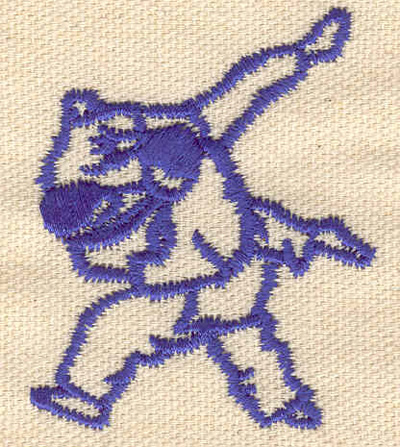 Embroidery Design: Karate  <br> 1.80w X 2.24h
