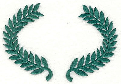 Embroidery Design: Wreath 1<br> 2.25" X 3.30"