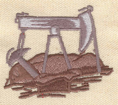 Embroidery Design: Oil well<br> 2.60w X 2.30h