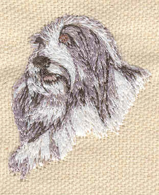 Embroidery Design: Dog C<br> 1.40w X 1.70h