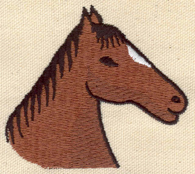 Embroidery Design: Horse head<br> 3.05w X 2.70h