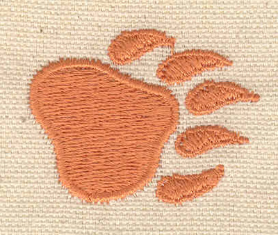 Embroidery Design: Bear Paw Print<br> 1.70w X 1.30h