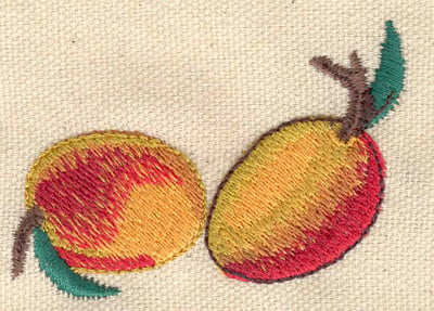 Embroidery Design: Mangoes<br> 2.50w X 1.75h