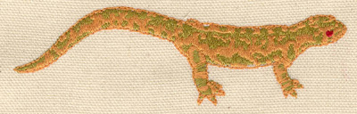 Embroidery Design: Lizard C<br> 4.50w X 1.30h