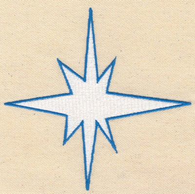 Embroidery Design: North Star<br> 5.20w X 5.00h
