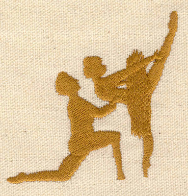 Embroidery Design: Ballet dancers<br> 2.85w X 2.75h