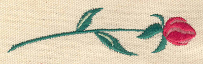 Embroidery Design: Rose B<br> 3.90w X 1.00h